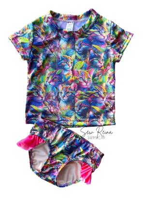 5T Cats Rashguard & Bottoms Set, RTS