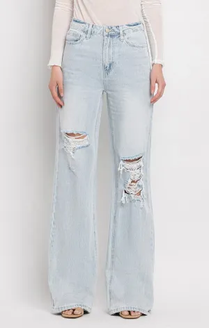 90s High Rise Flare Jean by Vervet