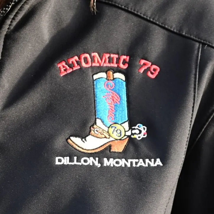 Atomic 79 Gear Back Block Soft Shell Jacket in Black