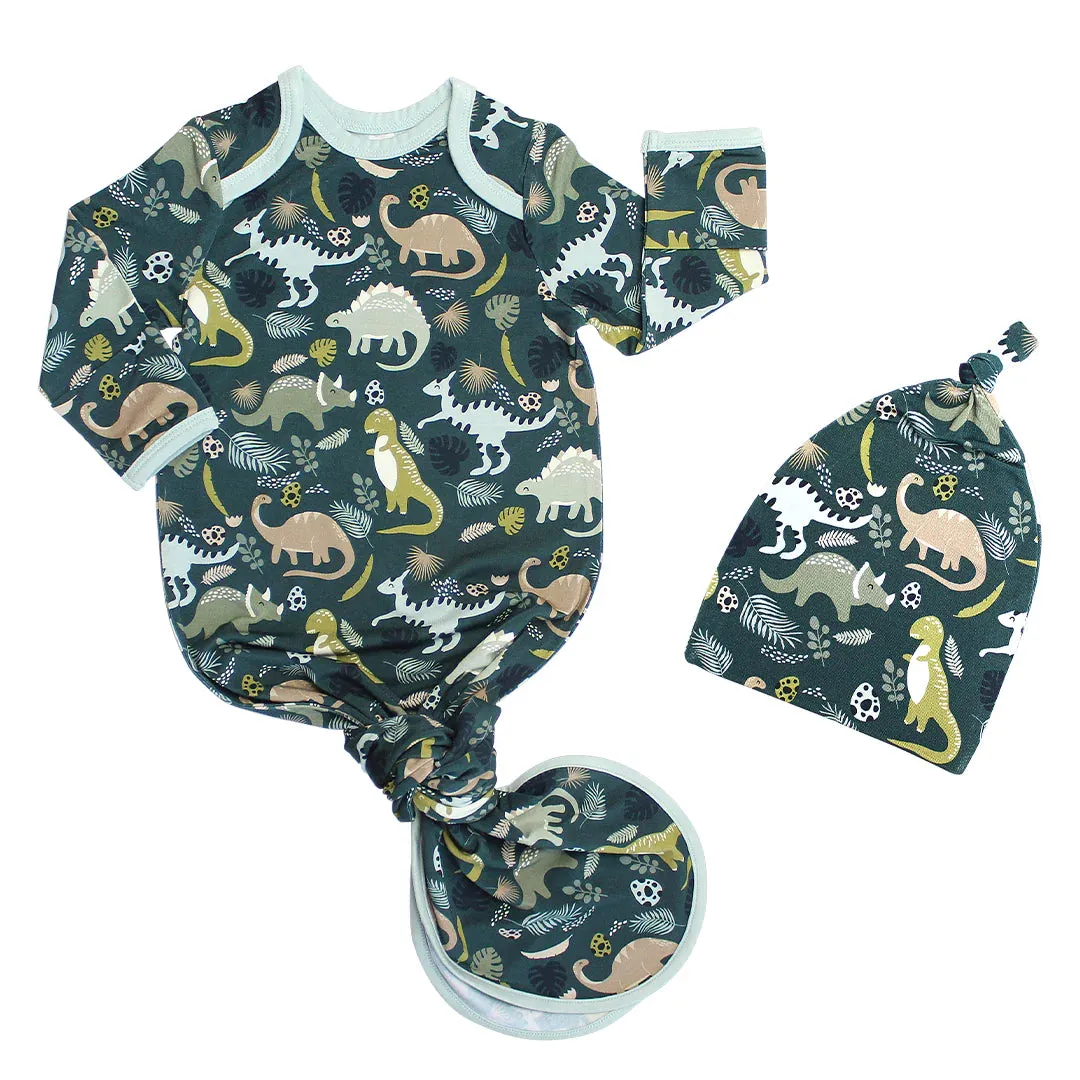 Bamboo Gown & Hat Newborn Baby Set