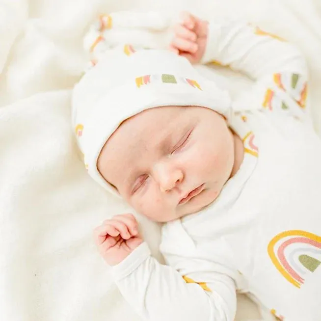 Bamboo Gown & Hat Newborn Baby Set
