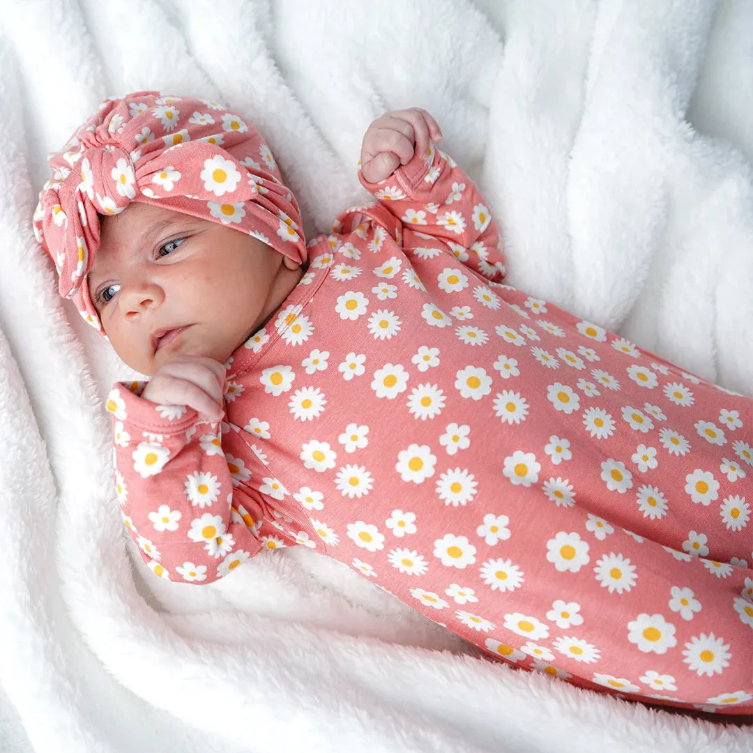 Bamboo Gown & Hat Newborn Baby Set