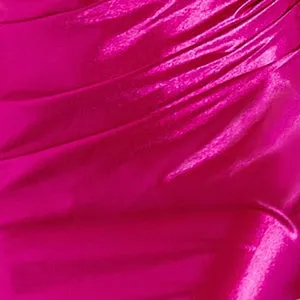 Beaded Satin Sleeveless Slit Gown by Poly USA 9730
