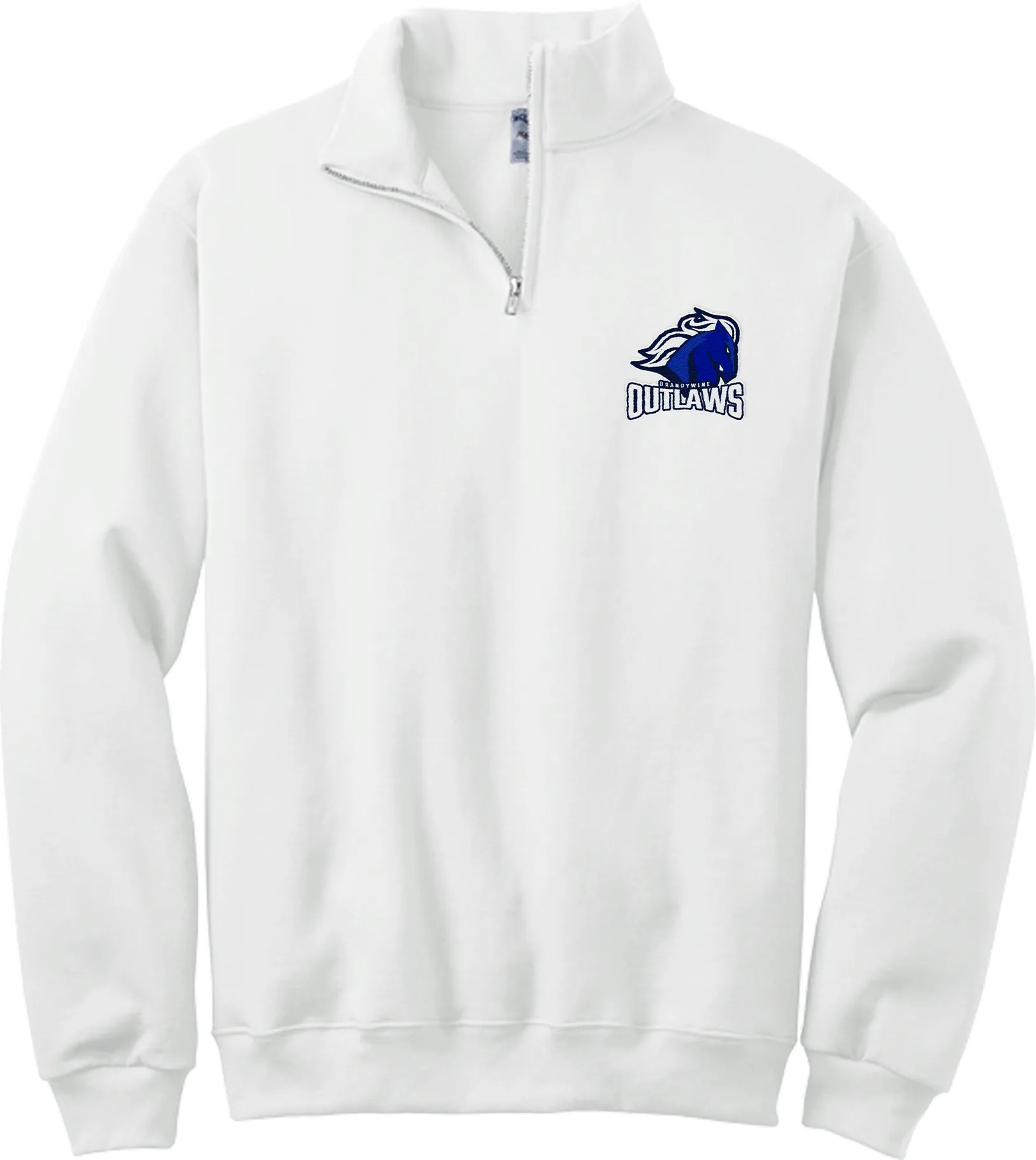 Brandywine Outlaws NuBlend 1/4-Zip Cadet Collar Sweatshirt