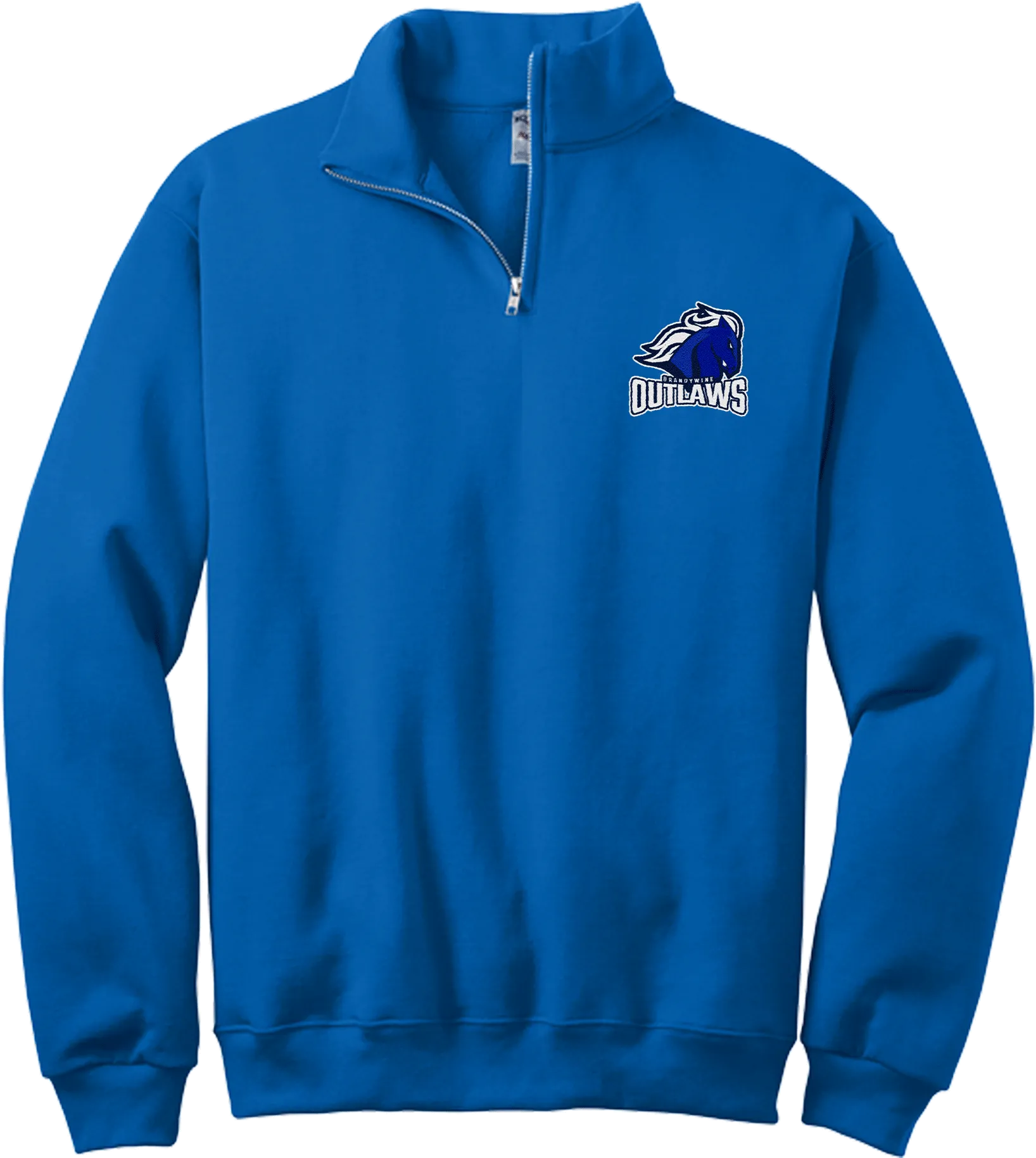Brandywine Outlaws NuBlend 1/4-Zip Cadet Collar Sweatshirt