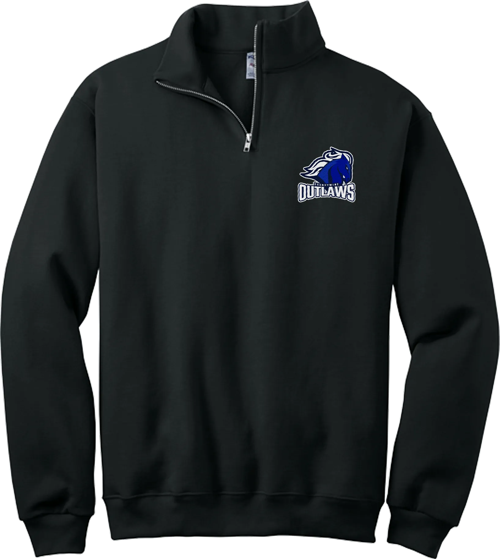 Brandywine Outlaws NuBlend 1/4-Zip Cadet Collar Sweatshirt