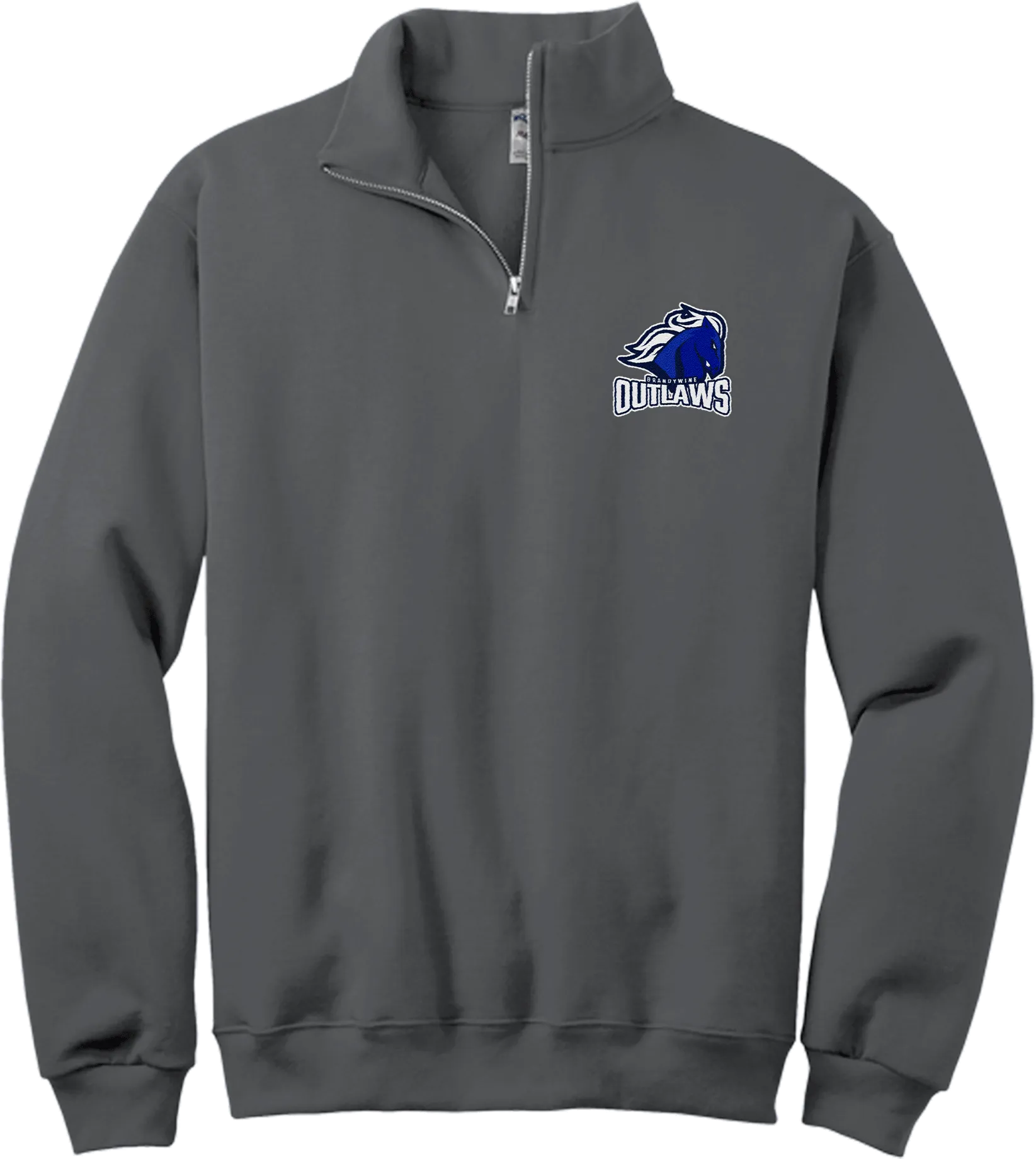 Brandywine Outlaws NuBlend 1/4-Zip Cadet Collar Sweatshirt