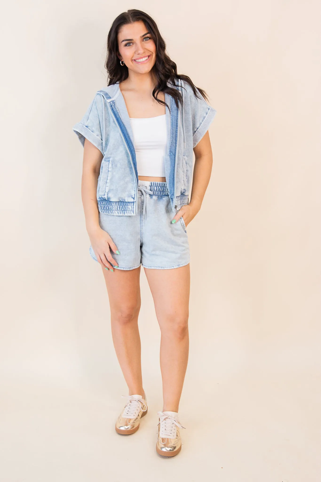 Burleigh Indigo Terry Short