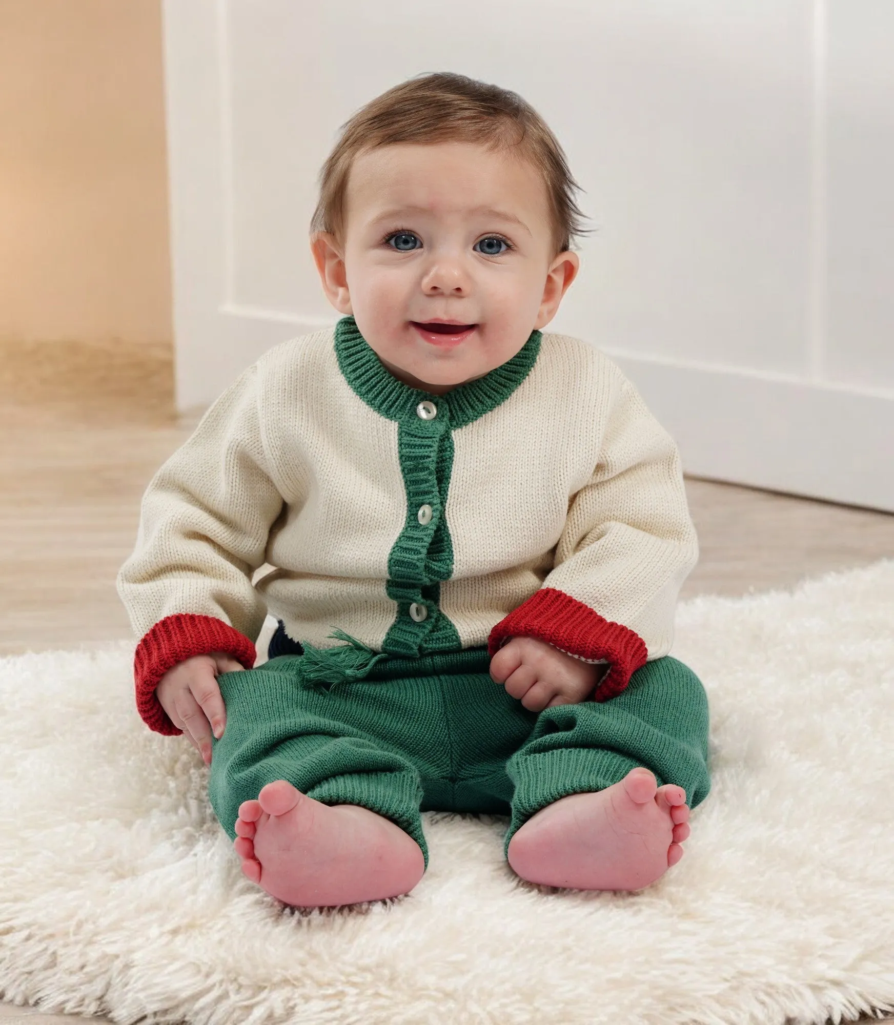 Chunky Knit Cardigan | Multi