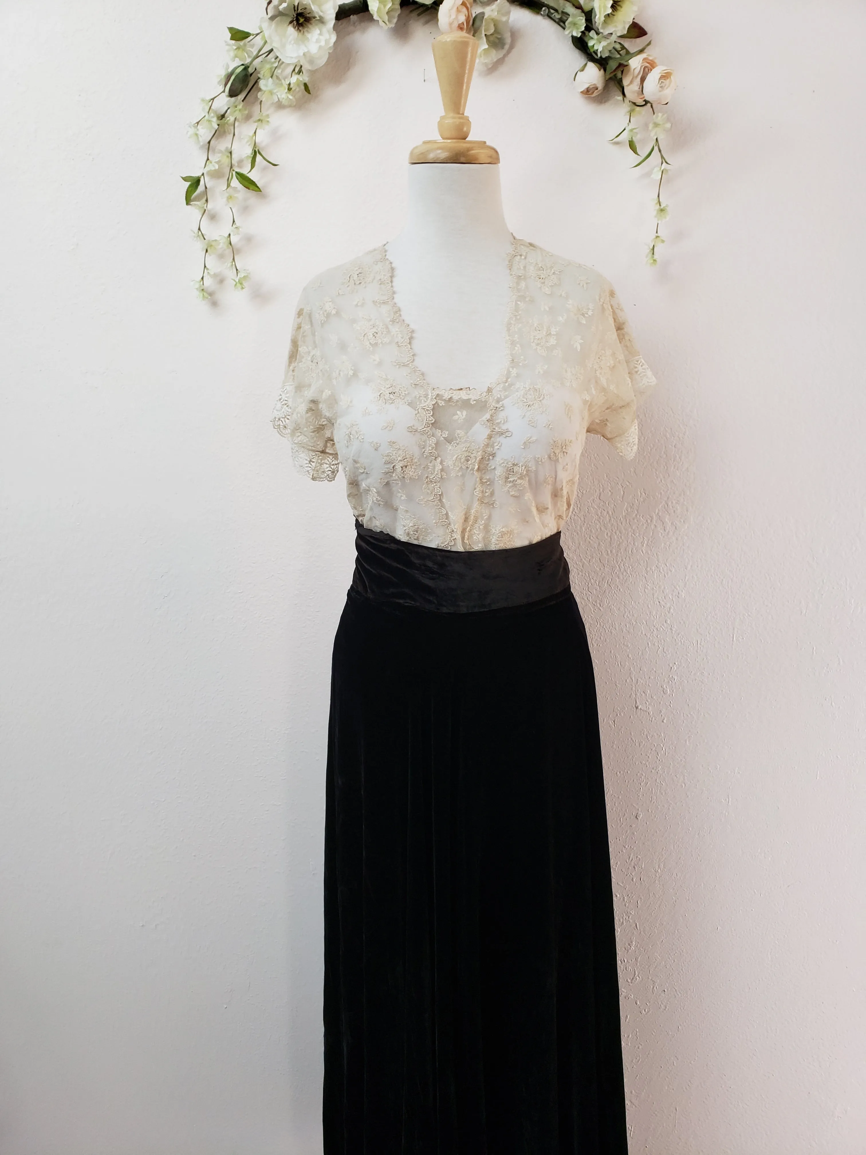 Edwardian lace top