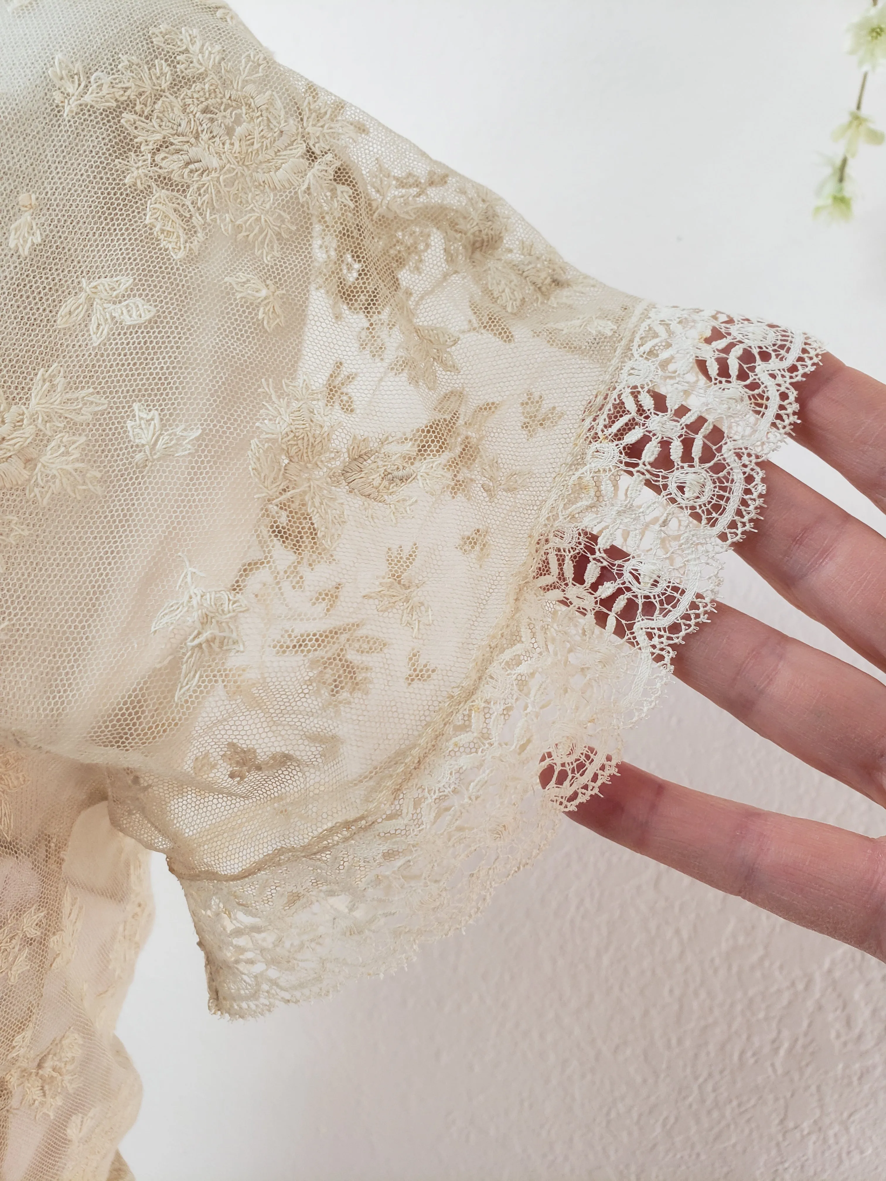 Edwardian lace top