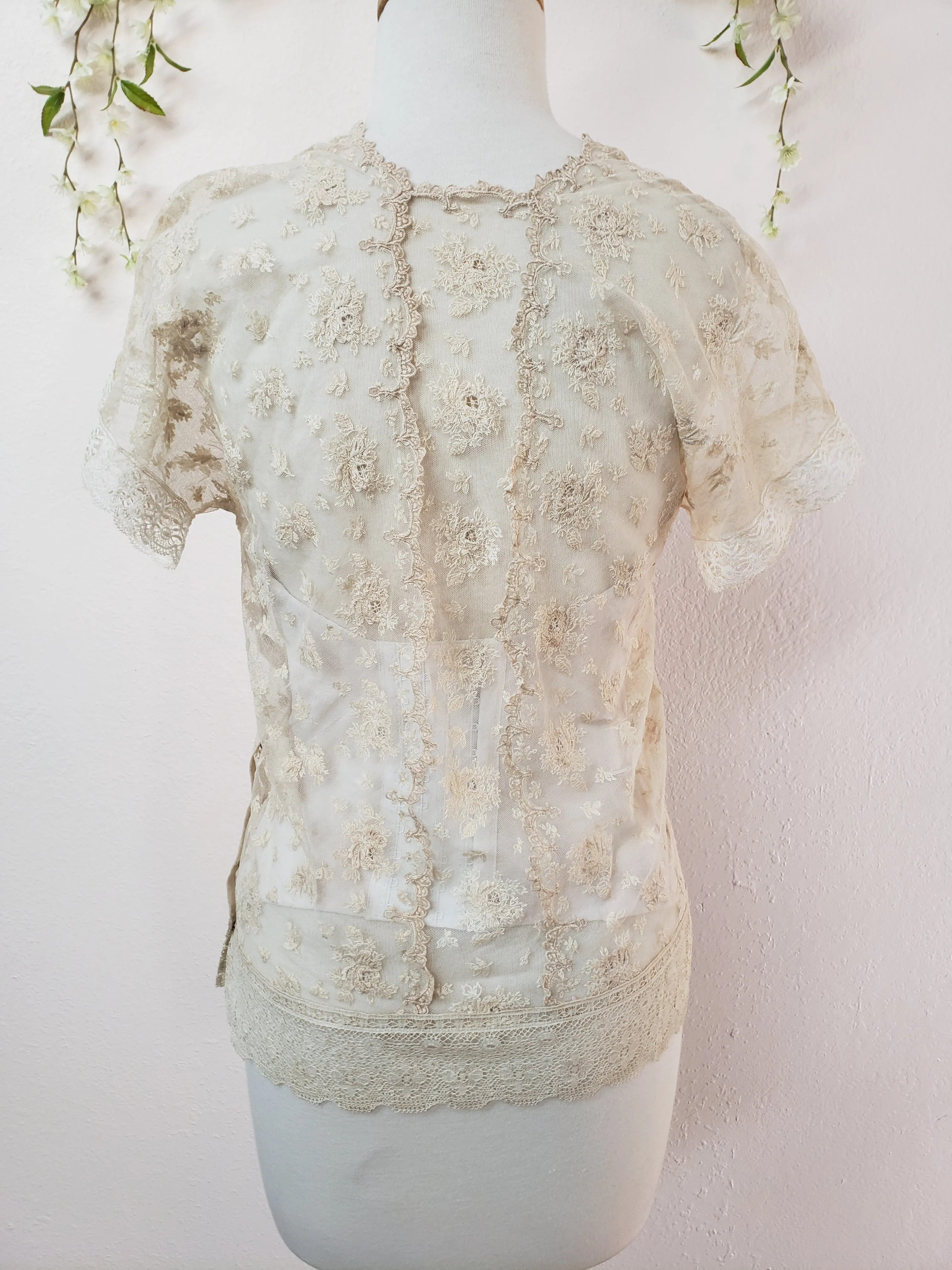 Edwardian lace top