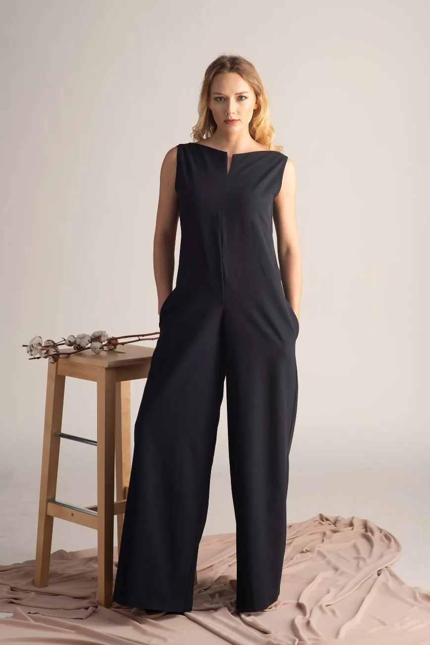 Elegant Loose Wide Leg Jumpsuit