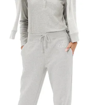 Gap Logo Fleece Joggers Light Heather Gray