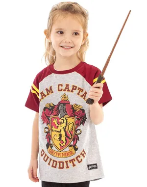 Harry Potter Quidditch Team Captain Girl's T-Shirt