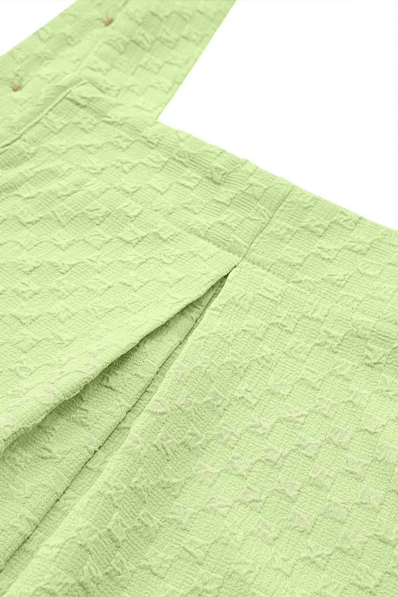 HJQ1017 Square Neck Pocket Romper