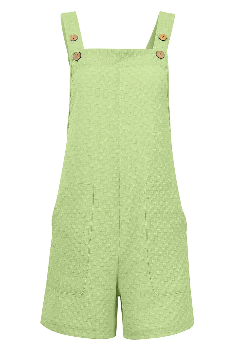 HJQ1017 Square Neck Pocket Romper