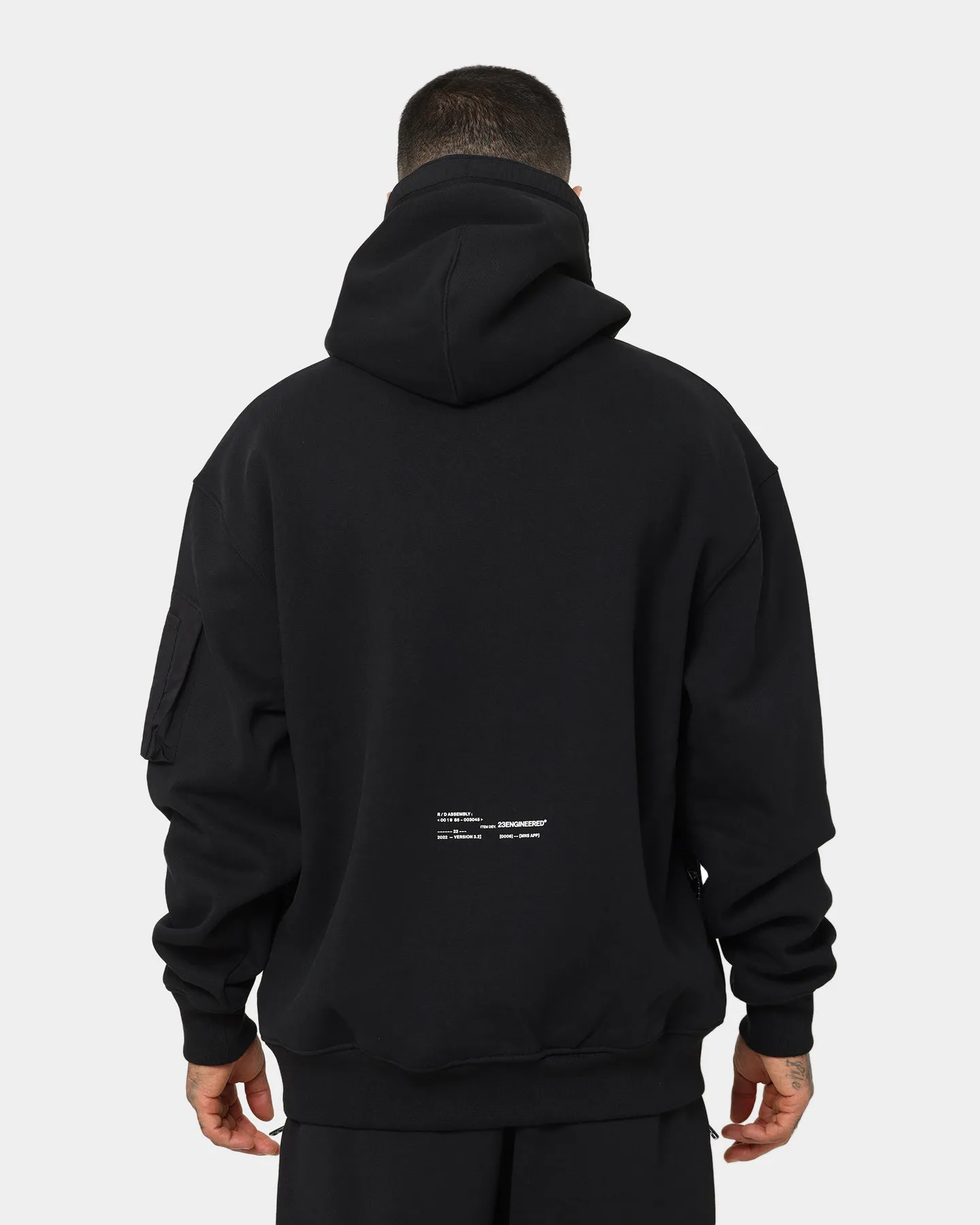 Jordan 23 Engineered Statement Fleece Pullover Hoodie Black/White