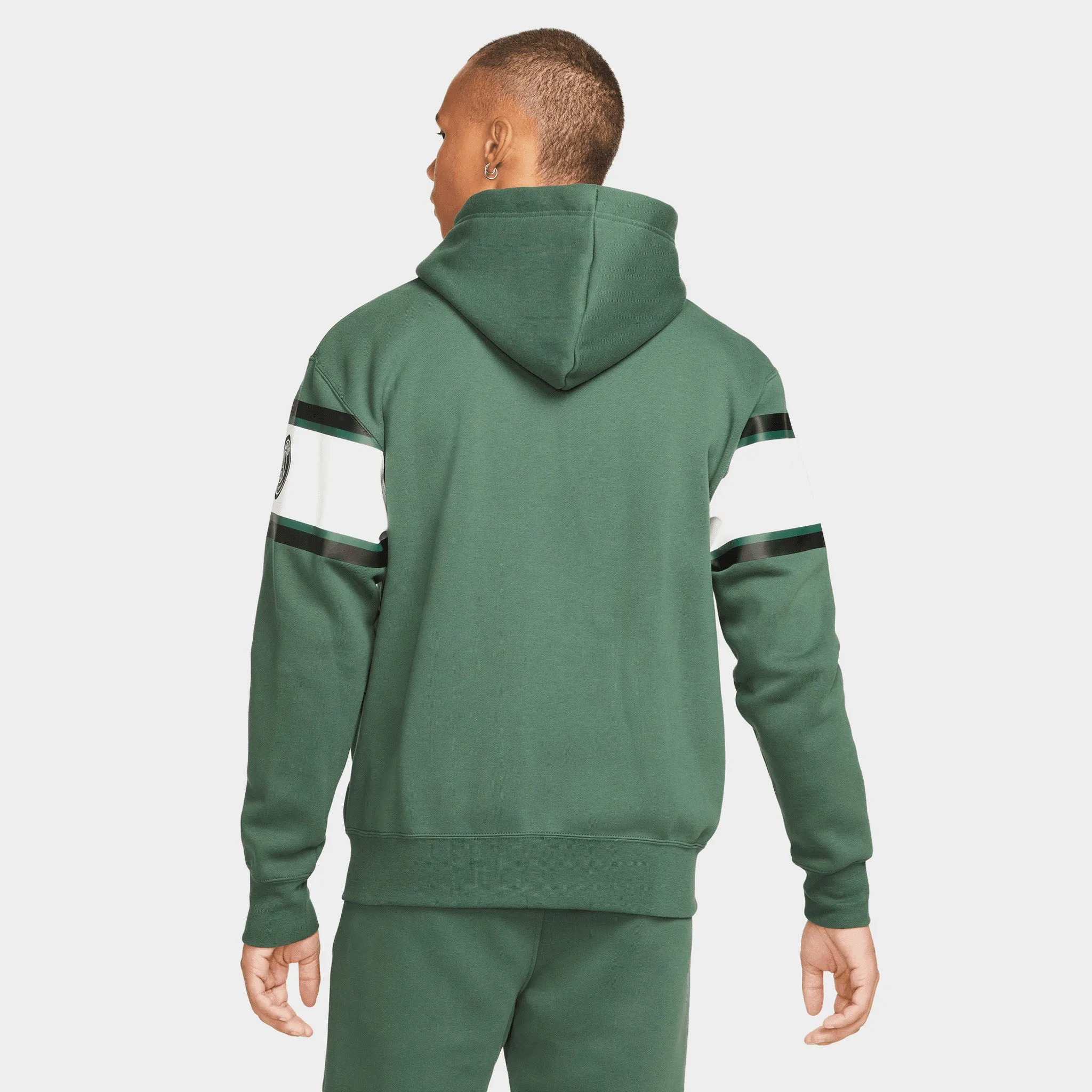 Jordan Paris Saint-Germain Full-Zip Fleece Hoodie / Noble Green