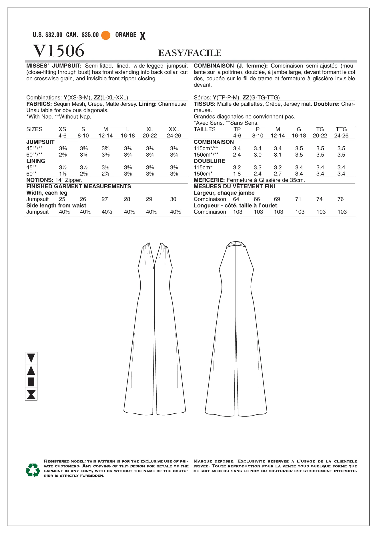 JUMPSUIT - V1506