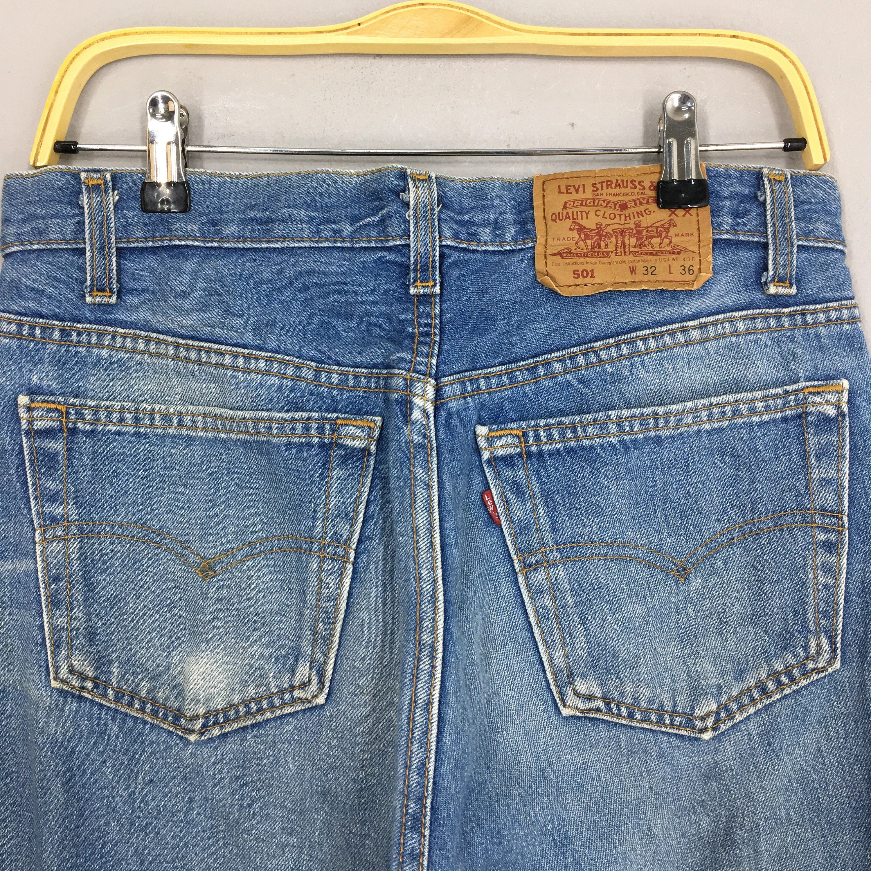 Levi's 501 Faded Dirty Jeans Stonewash Size 30x29