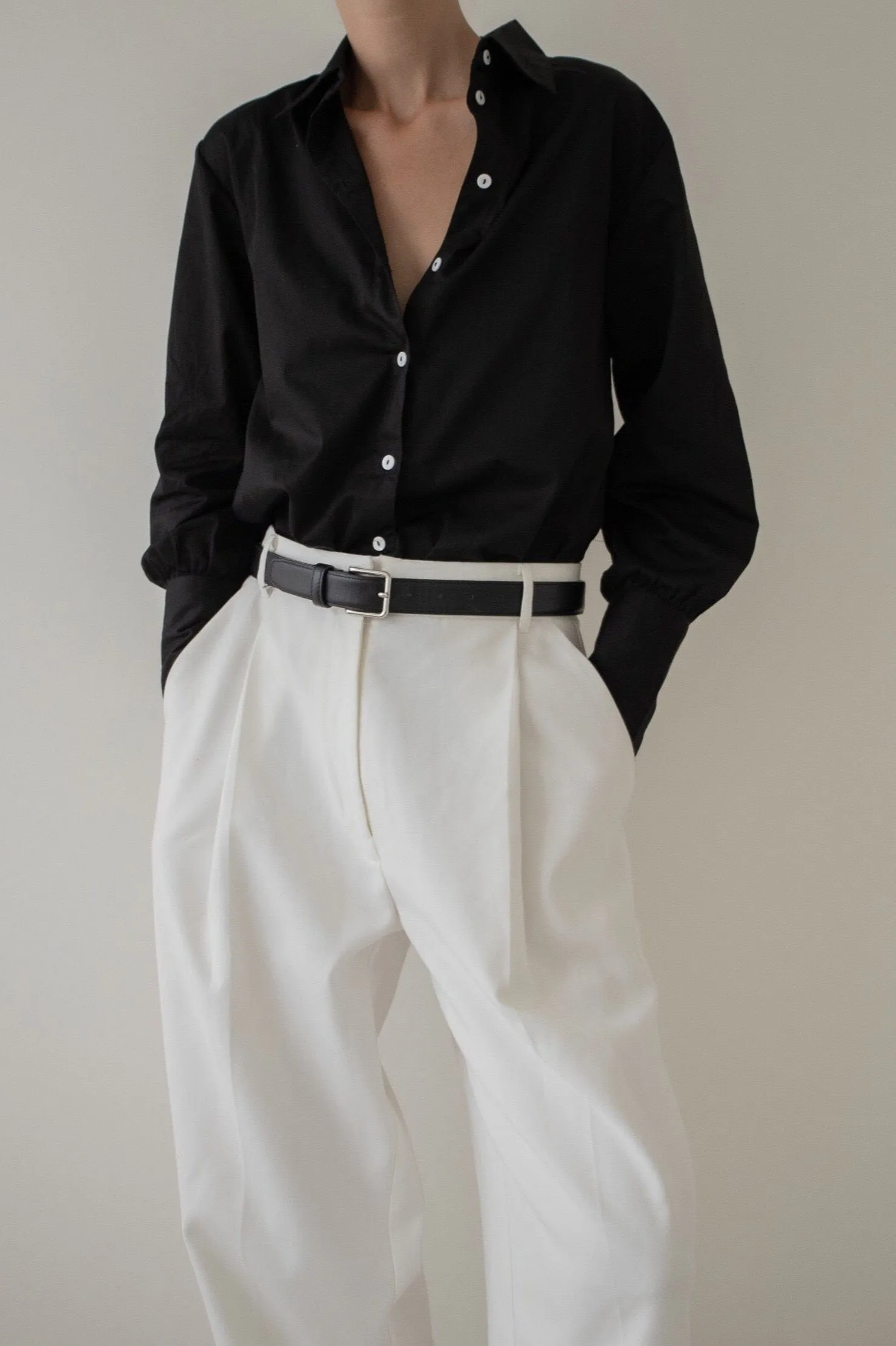 Museo Button Up - Black