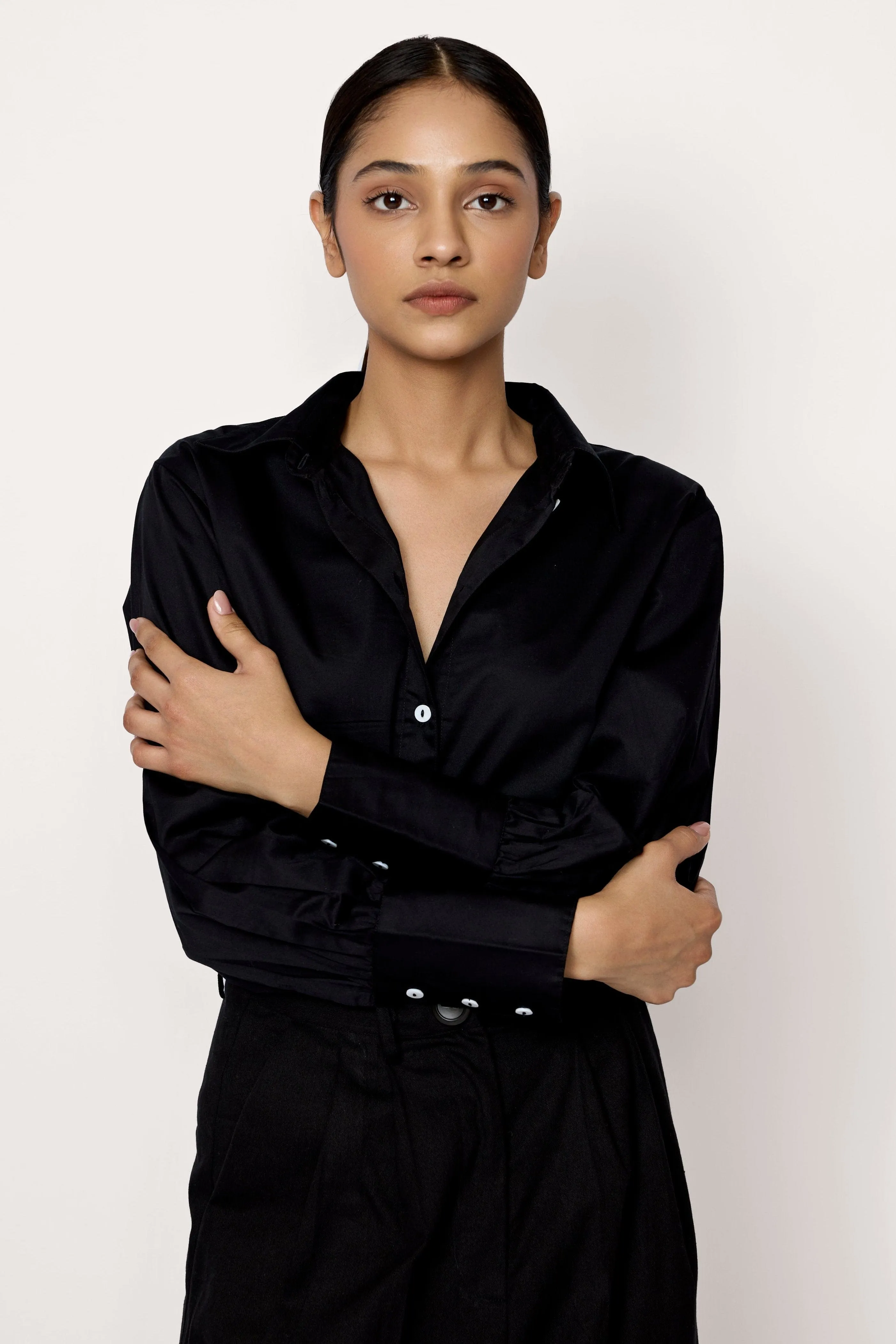 Museo Button Up - Black