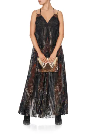 Pleated Jumpsuit W/ Yoke- Kakadu Calling