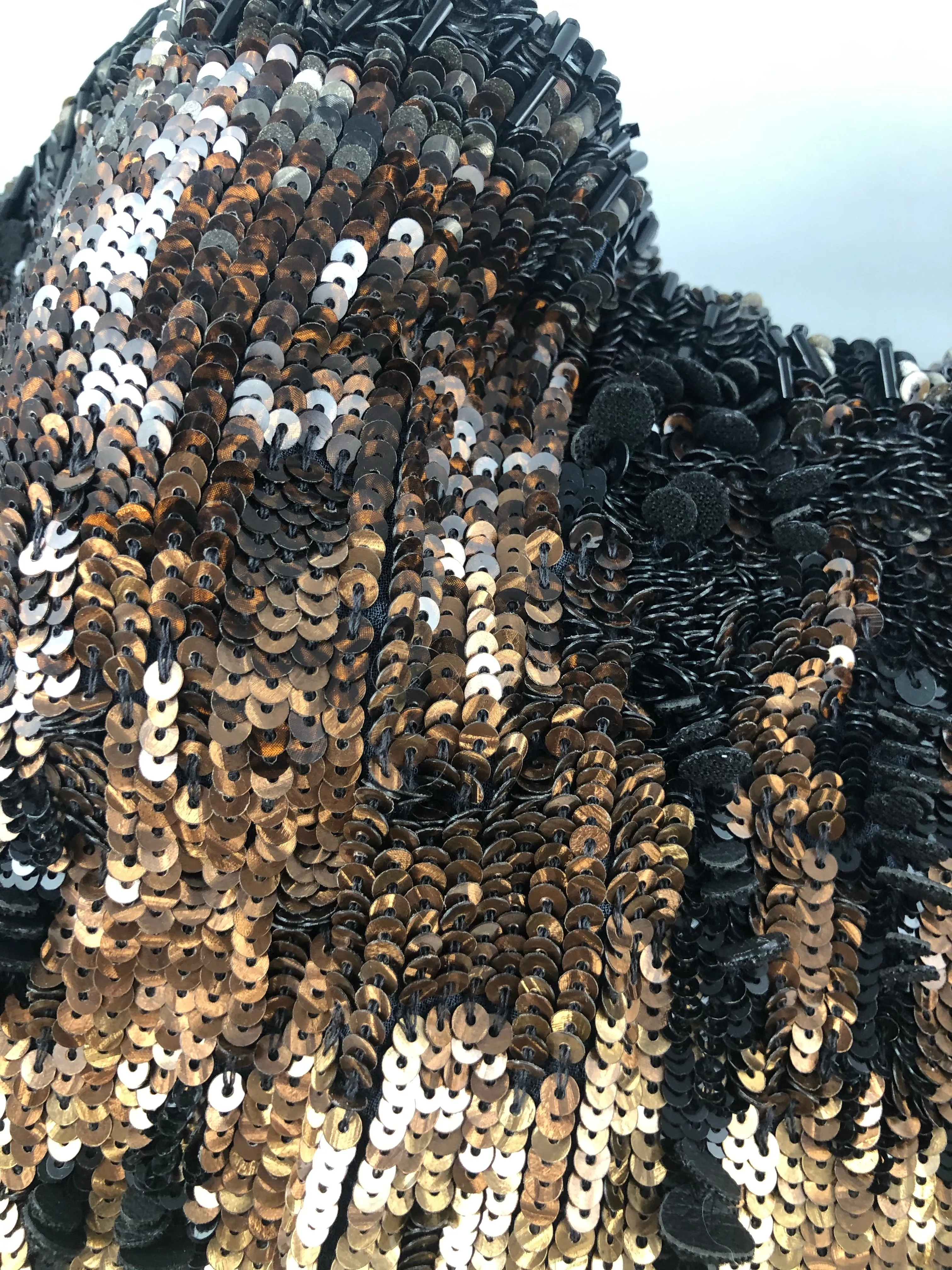 Roberto Cavalli - New with Tags Tiger Print Sequin Mini Dress - IT 42