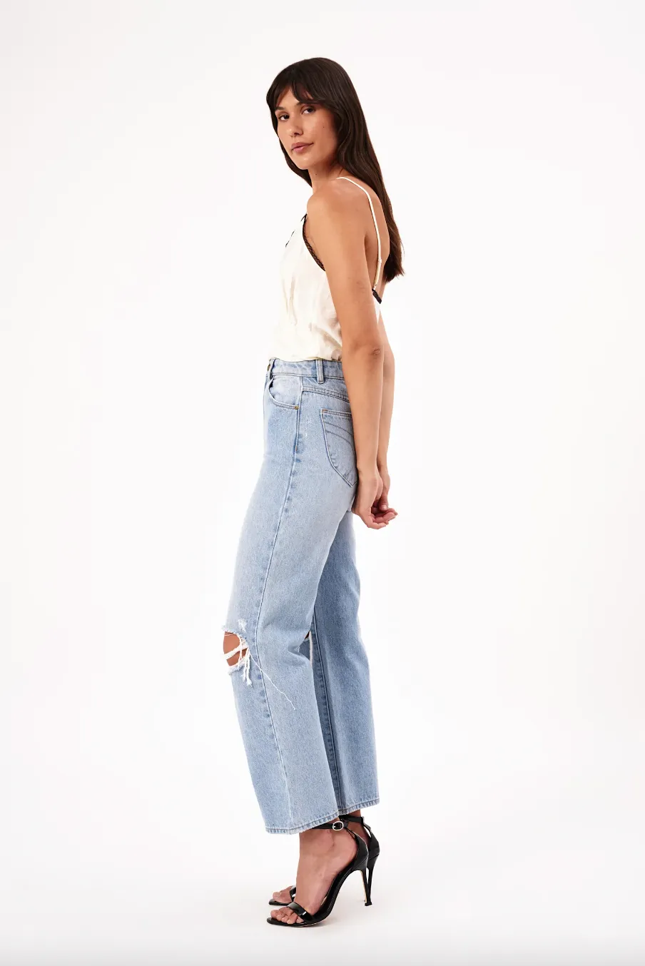 rolla's heidi ankle jean - light denim