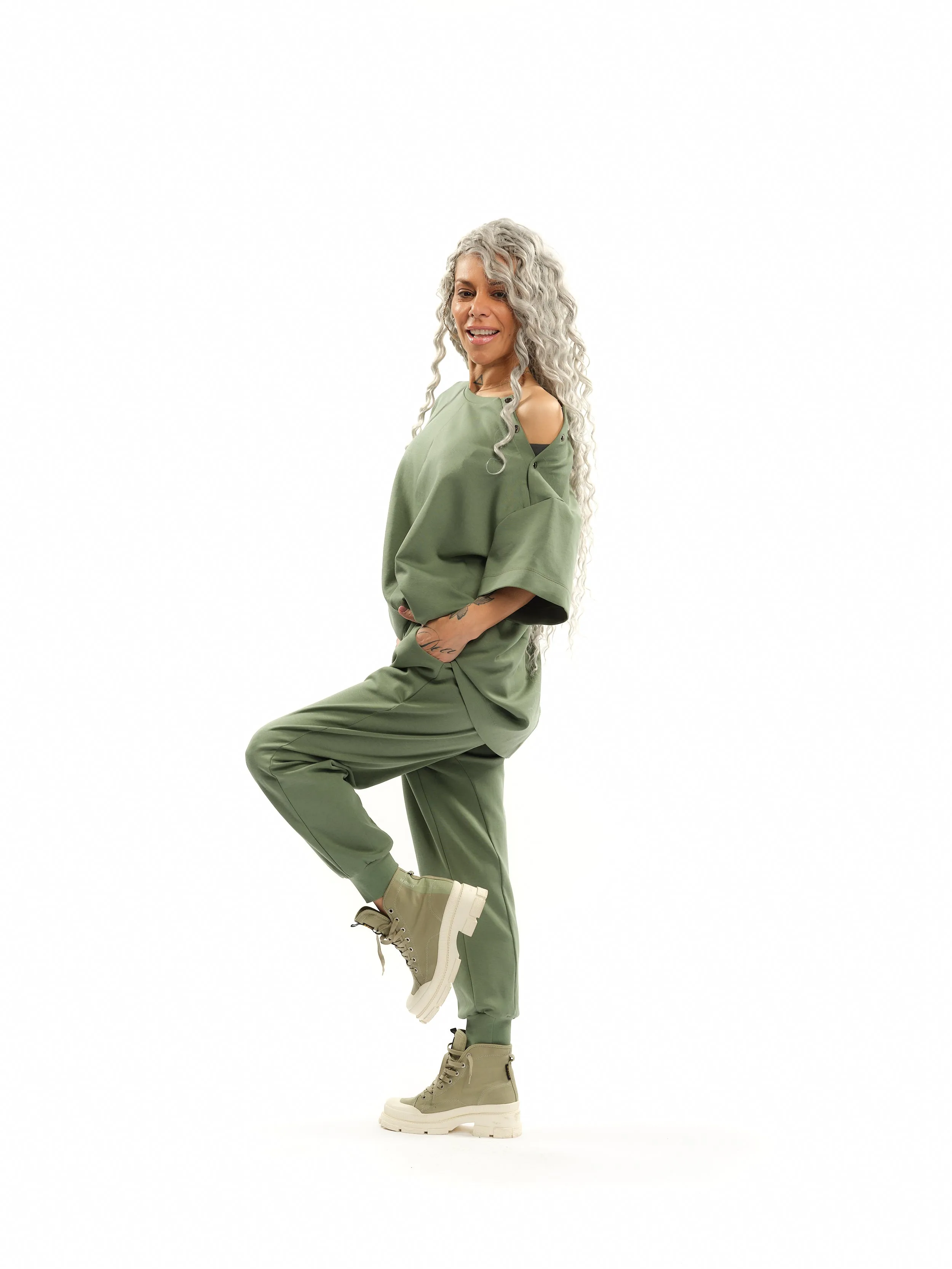 Sage Green 3-Piece Activewear Set