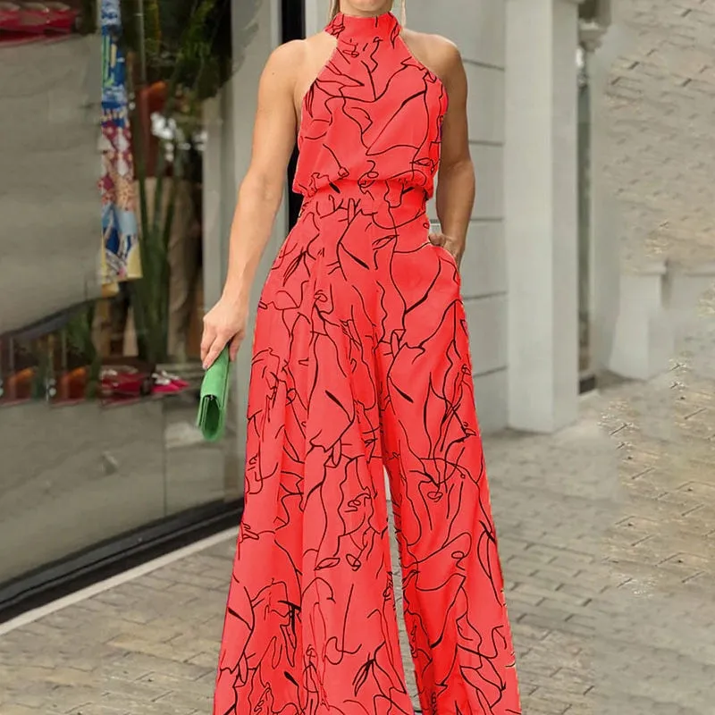 Sasha's Abstract Jumpsuit