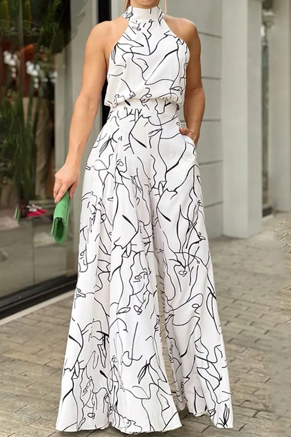 Sasha's Abstract Jumpsuit