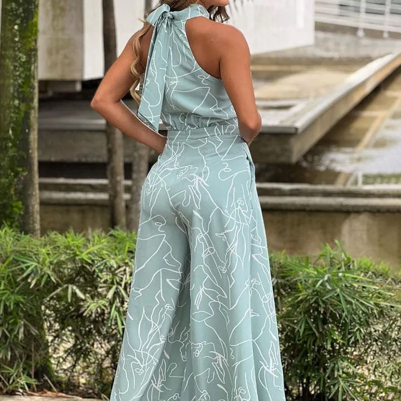 Sasha's Abstract Jumpsuit