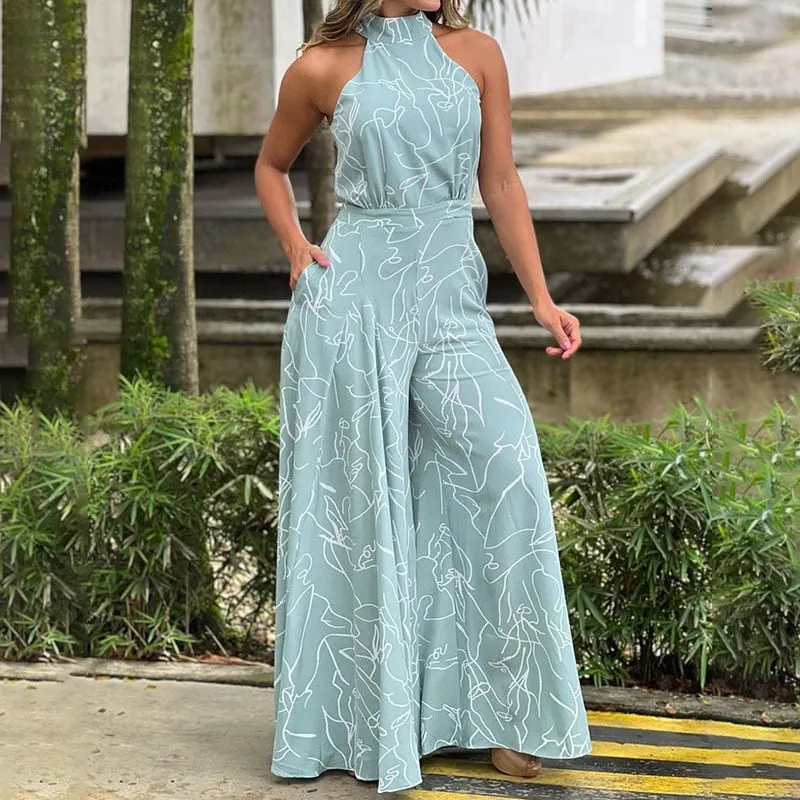 Sasha's Abstract Jumpsuit
