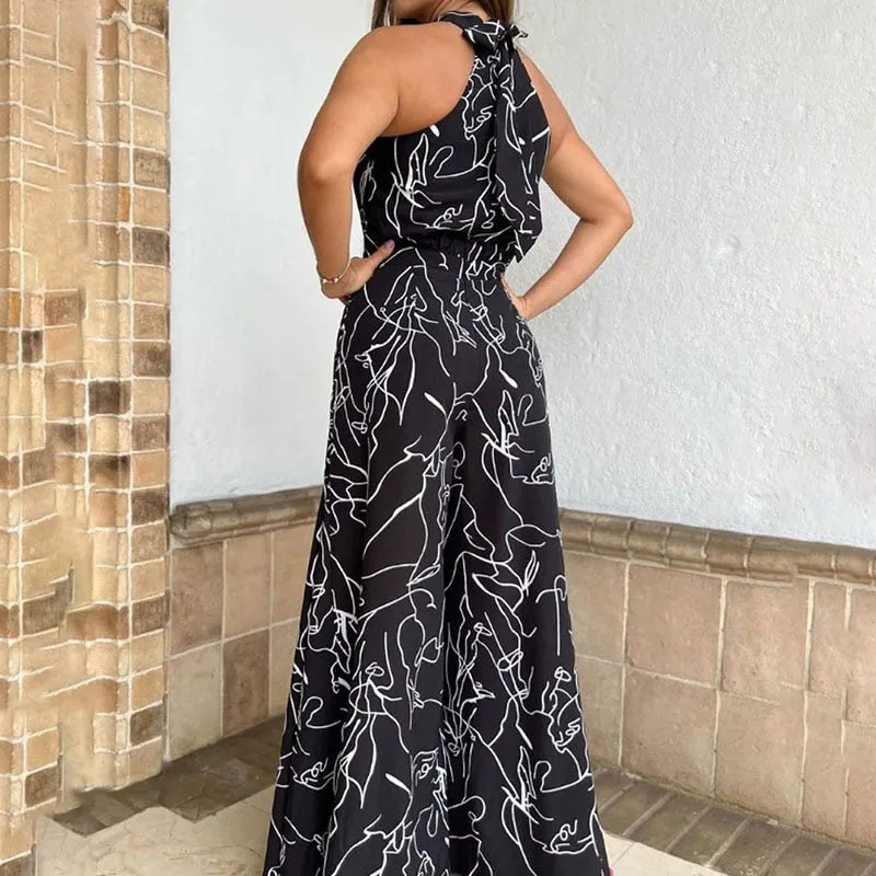 Sasha's Abstract Jumpsuit
