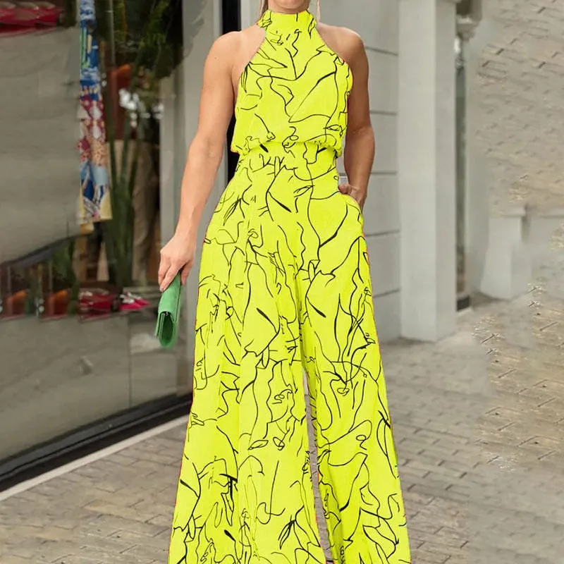 Sasha's Abstract Jumpsuit
