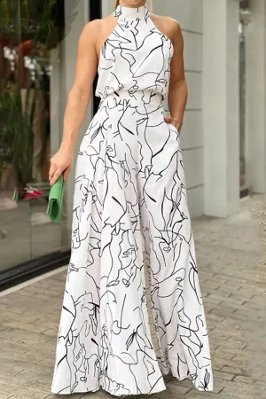Sasha's Abstract Jumpsuit