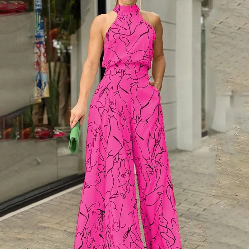 Sasha's Abstract Jumpsuit