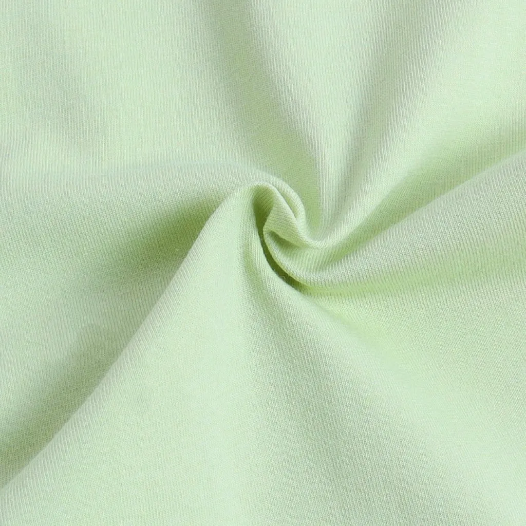 Solid Color Pleated S/S Skirt Leggings