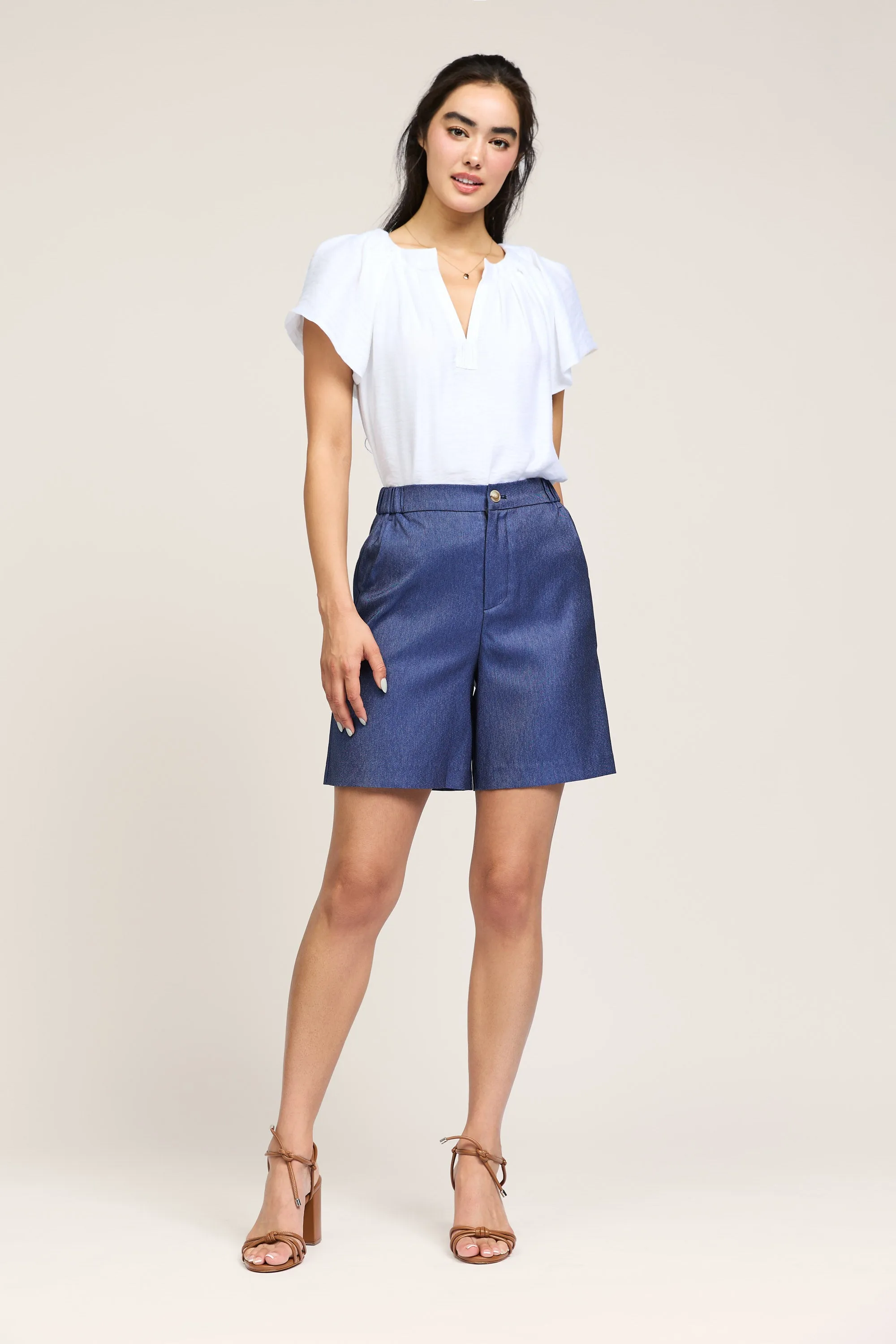 Stretch Waist Shorts