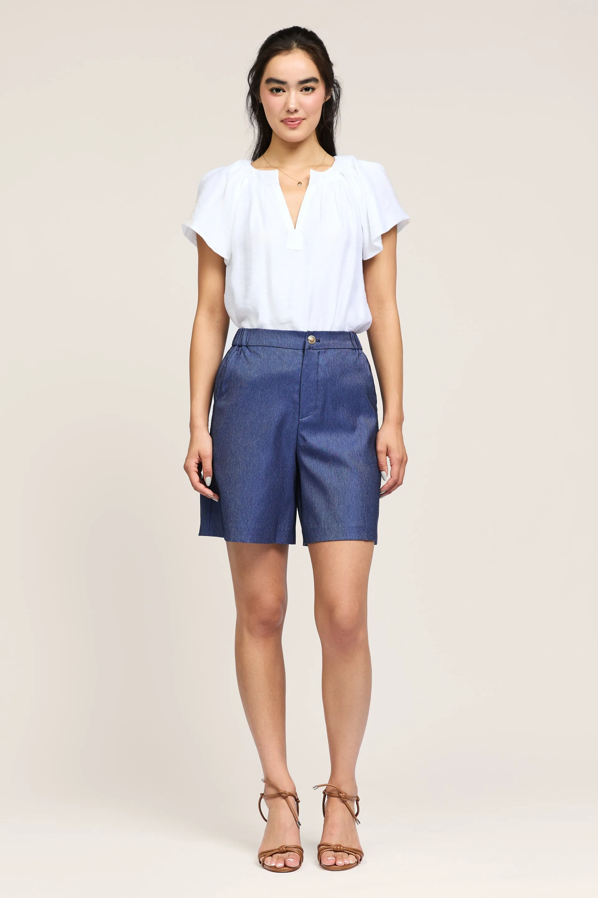 Stretch Waist Shorts