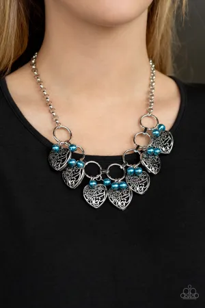 Very Valentine - Blue Paparazzi Necklace