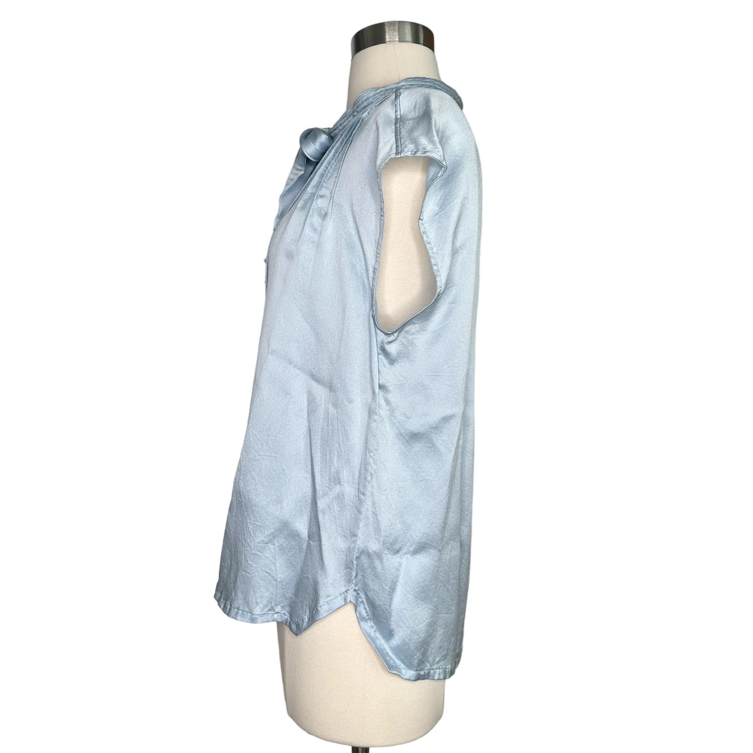 Vintage Silk Blue Top - M