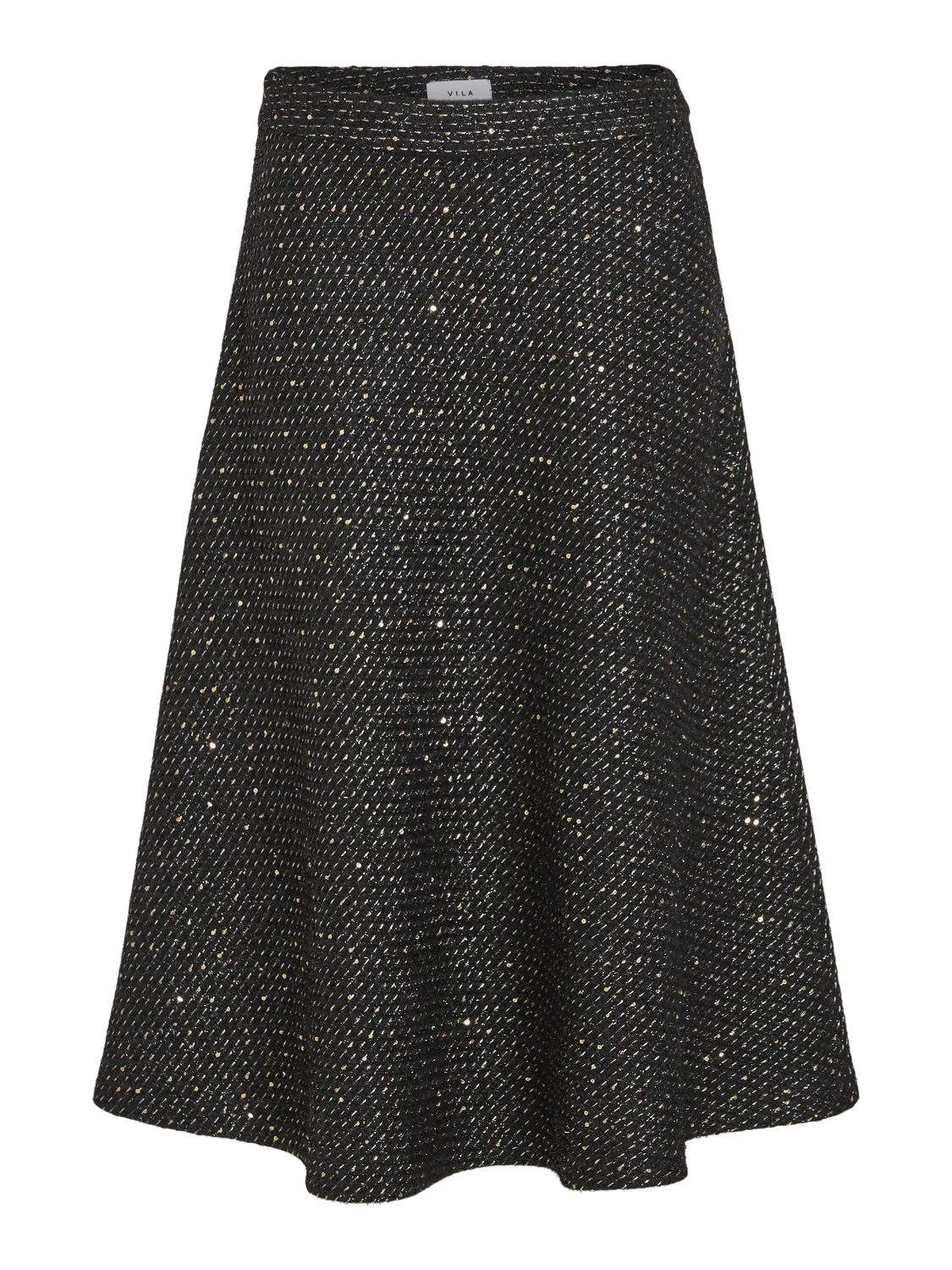 VIPLAX Midi Skirt - Black Beauty